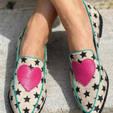 Marisol - Playful Heart-Shaped Loafers