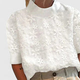 Amélie | Chic High-Collared Blouse