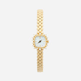 Lana® - Crystal-Accented Gold Watch with Woven Bracelet