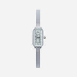 Elena® - Rectangular Dial Gold Watch