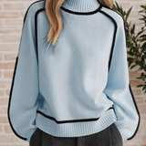 Women's Elegant High-Neck Sweater