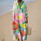 Jules - Flattering Printed Summer Dress