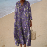 Lino - Flattering Printed Summer Dress