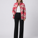 Bernadette powder rose quilted jacket for women | Ellie Dublin