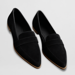 Blathnaid suede-effect comfort loafers for women | Ellie Dublin
