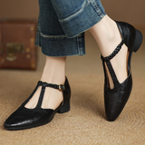 Inès | Kepa Leather Mary Jane Shoes