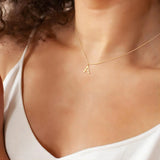 Initials Necklace with Love Letter Design