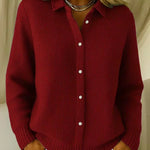 Camille textured knit cardigan, second colourway | Ellie Dublin