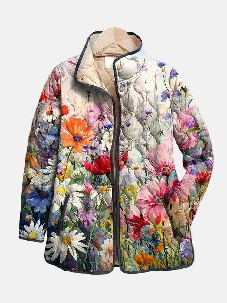 Eileen wildflower quilted jacket for women | Ellie Dublin