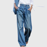 Camille | Premium Wide-Leg Denim Pants