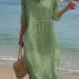Clémence - Casual dress for women with embroidery.