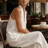 Ainhoa | Two-Piece Textured Linen Set