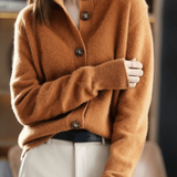 Stéphanie | Vintage-Inspired Cashmere Cardigan