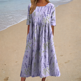 Thais - Chic and Comfortable Long Flowing Dress