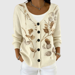 Attracta button-front knit cardigan for women | Ellie Dublin