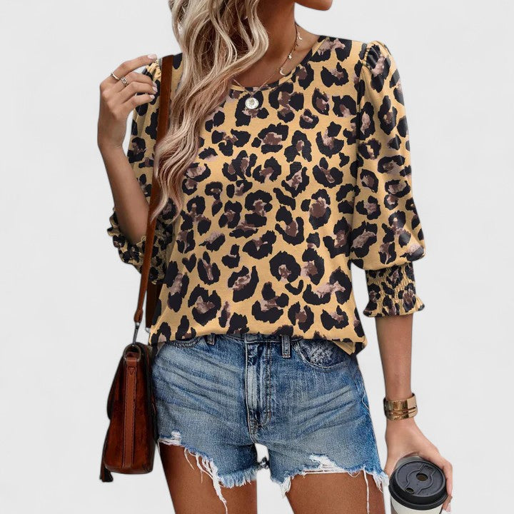Nina | Clara Chic Smocked Blouse