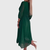 Chloe | Lightweight Silk Chiffon Dress