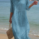 Clémence - Casual dress for women with embroidery.