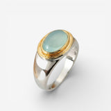 Vintage Green Moonstone Ring - Gabi Collection