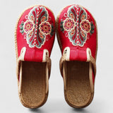 Marousse | Comfortable Floral Mules Handmade