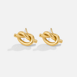Margaux – Braided Gold Earrings