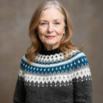April vintage Icelandic jumper, fourth view | Ellie Dublin