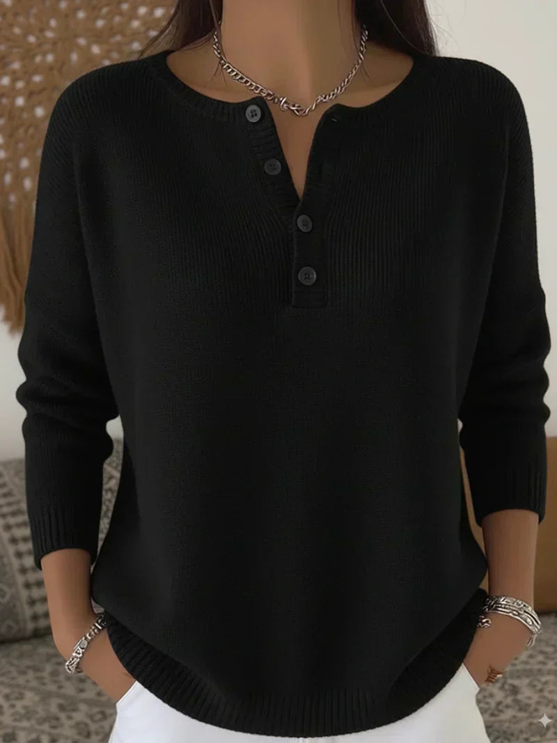 Helena henley knit jumper, fourth colourway | Ellie Dublin