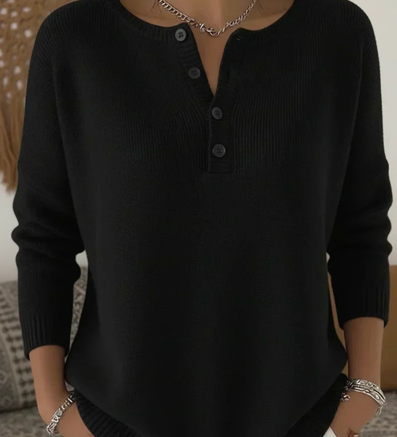 Helena henley knit jumper, fourth colourway | Ellie Dublin