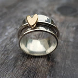 Melly - Silver Love Ring