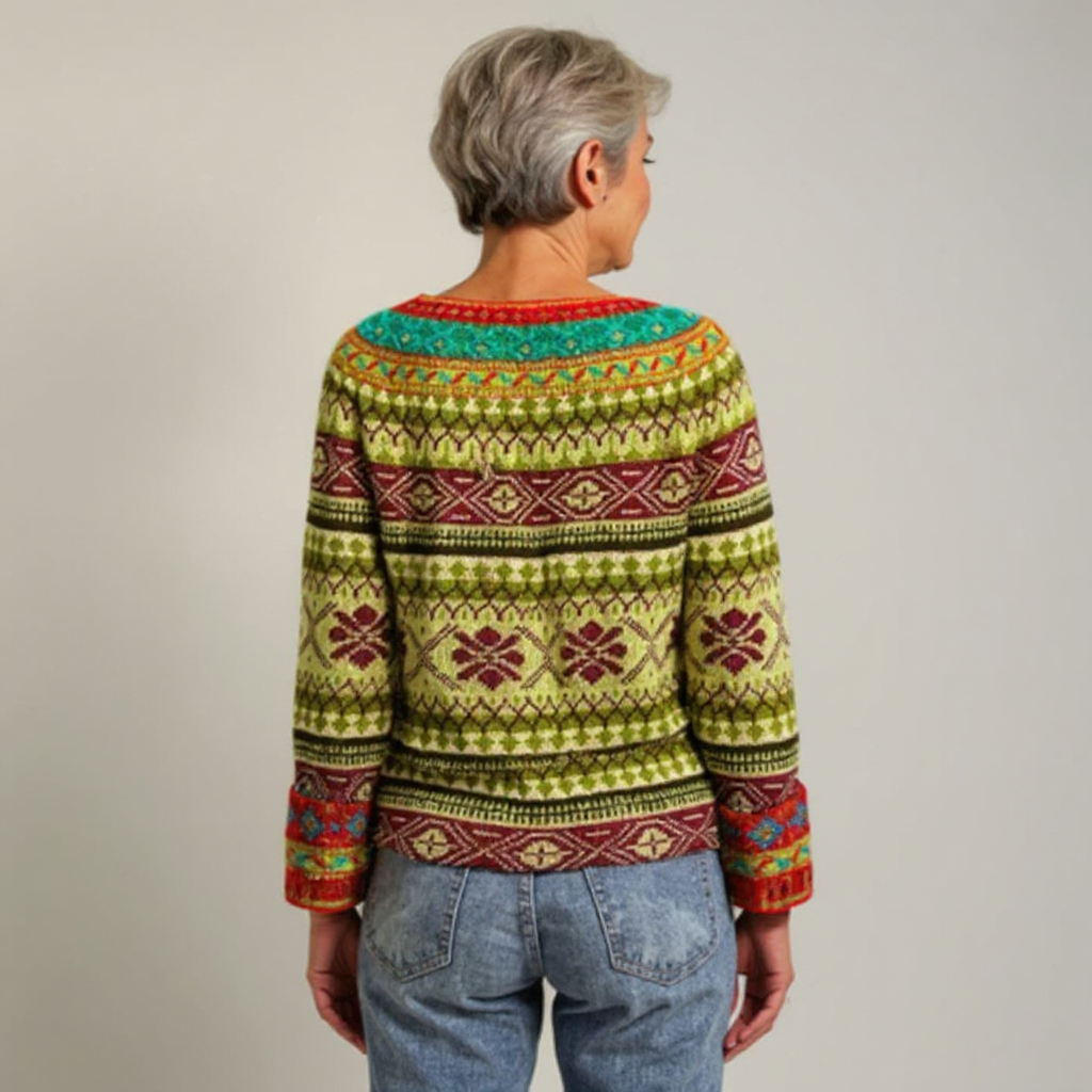 Caitlin vintage Icelandic jumper, third view | Ellie Dublin
