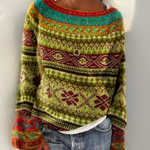 Caitlin vintage Icelandic knit jumper for women | Ellie Dublin