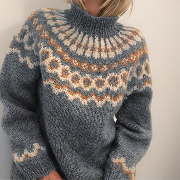 Carla vintage Icelandic jumper, second view | Ellie Dublin