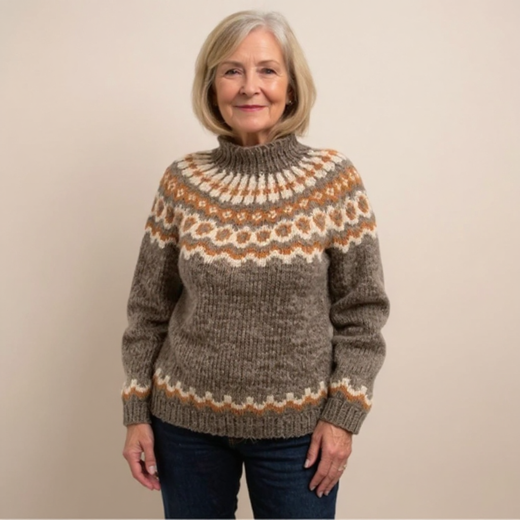 Carla vintage Icelandic jumper, fourth view | Ellie Dublin