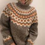 Carla vintage Icelandic knit jumper for women | Ellie Dublin