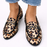 Geneva - Contemporary Leopard Print Moccasin