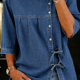 Colette | Vintage Loose Denim Blouse