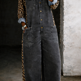 Maelle | Denim Shirt Jumpsuit