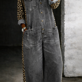 Maelle | Denim Shirt Jumpsuit