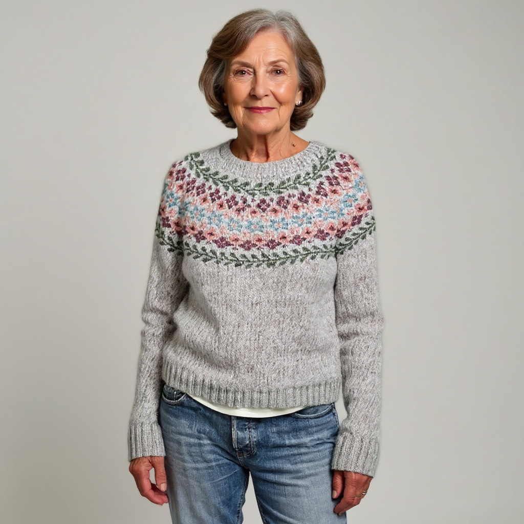 Chelsea vintage Icelandic jumper, second view | Ellie Dublin