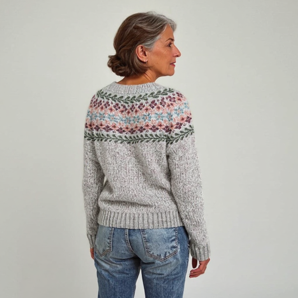Chelsea vintage Icelandic jumper, third view | Ellie Dublin
