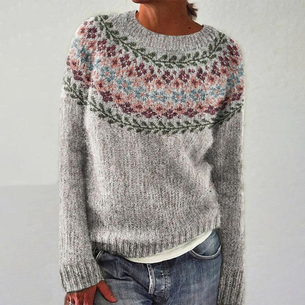 Chelsea vintage Icelandic knit jumper for women | Ellie Dublin