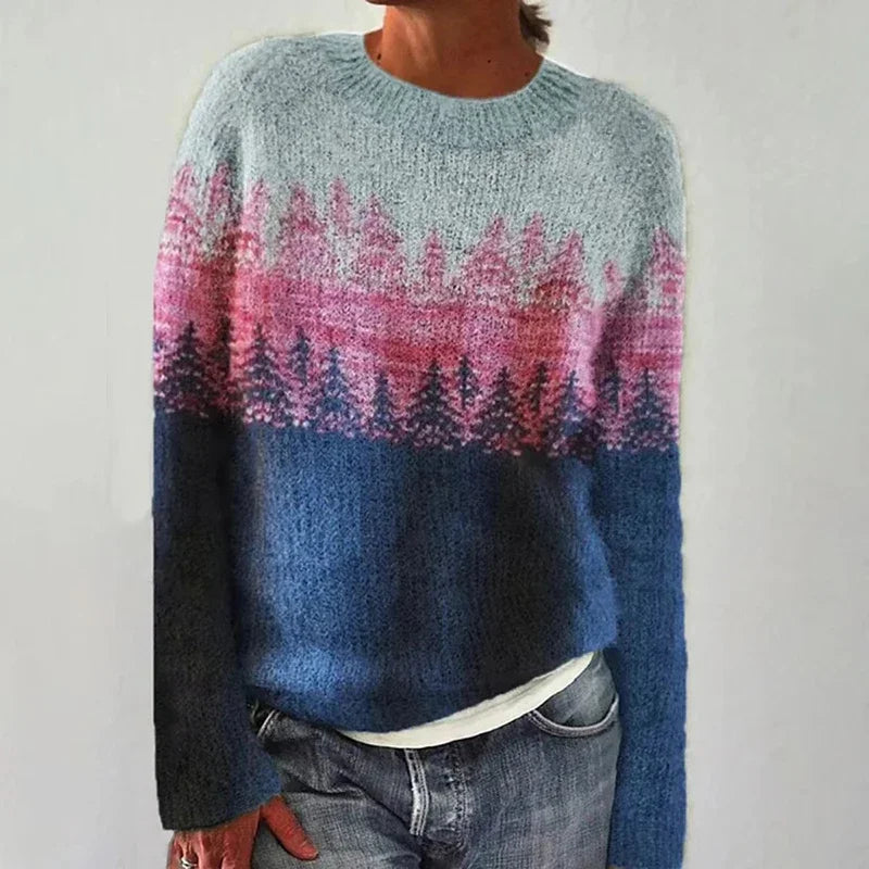 Cynthia vintage Icelandic knit jumper for women | Ellie Dublin