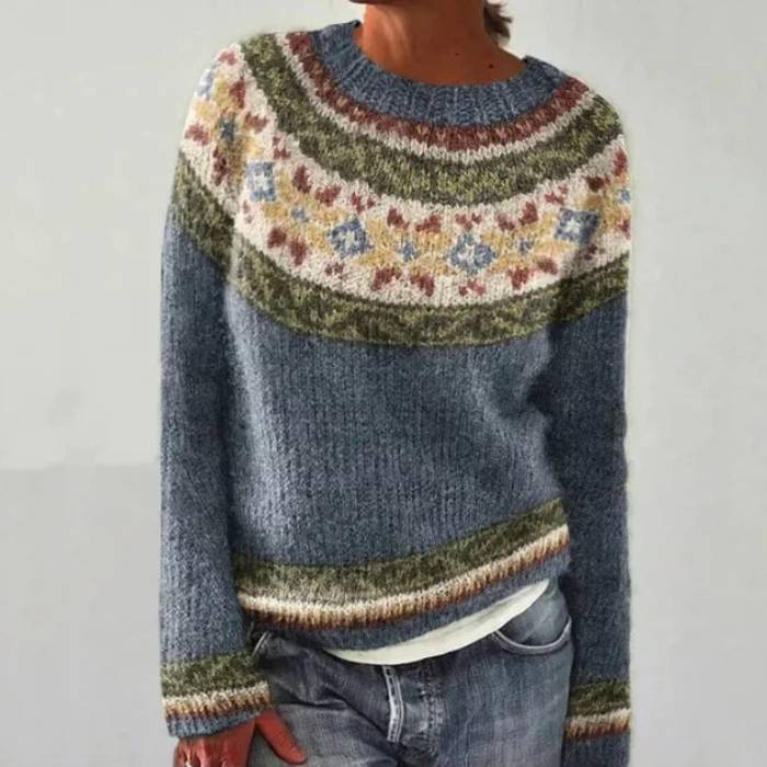 Deborah vintage Icelandic knit jumper for women | Ellie Dublin