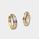 Pauline – Exquisite Gold and Crystal Earrings