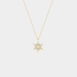Amélie – Elegant Silver Necklace with Round Pendant
