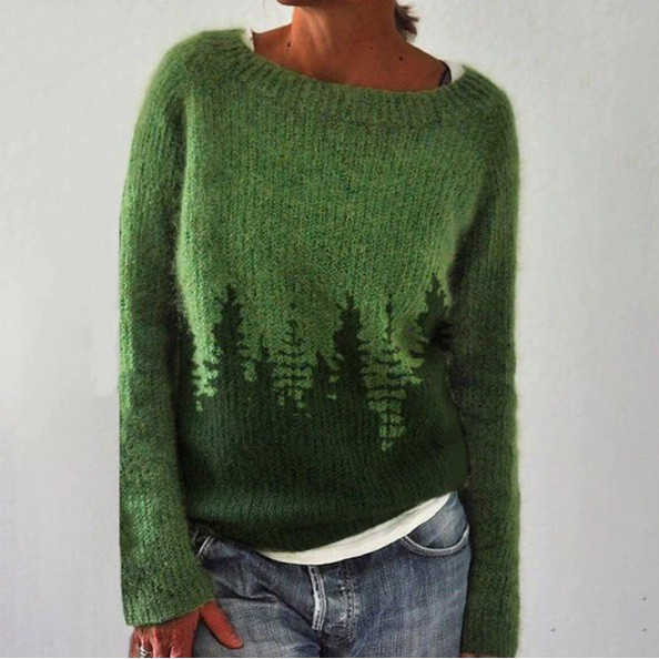 Diana vintage Icelandic knit jumper for women | Ellie Dublin