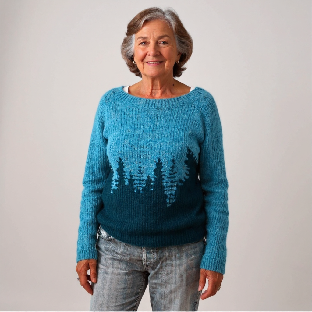 Niamh vintage Icelandic jumper, second view | Ellie Dublin