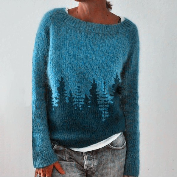 Niamh vintage Icelandic knit jumper for women | Ellie Dublin