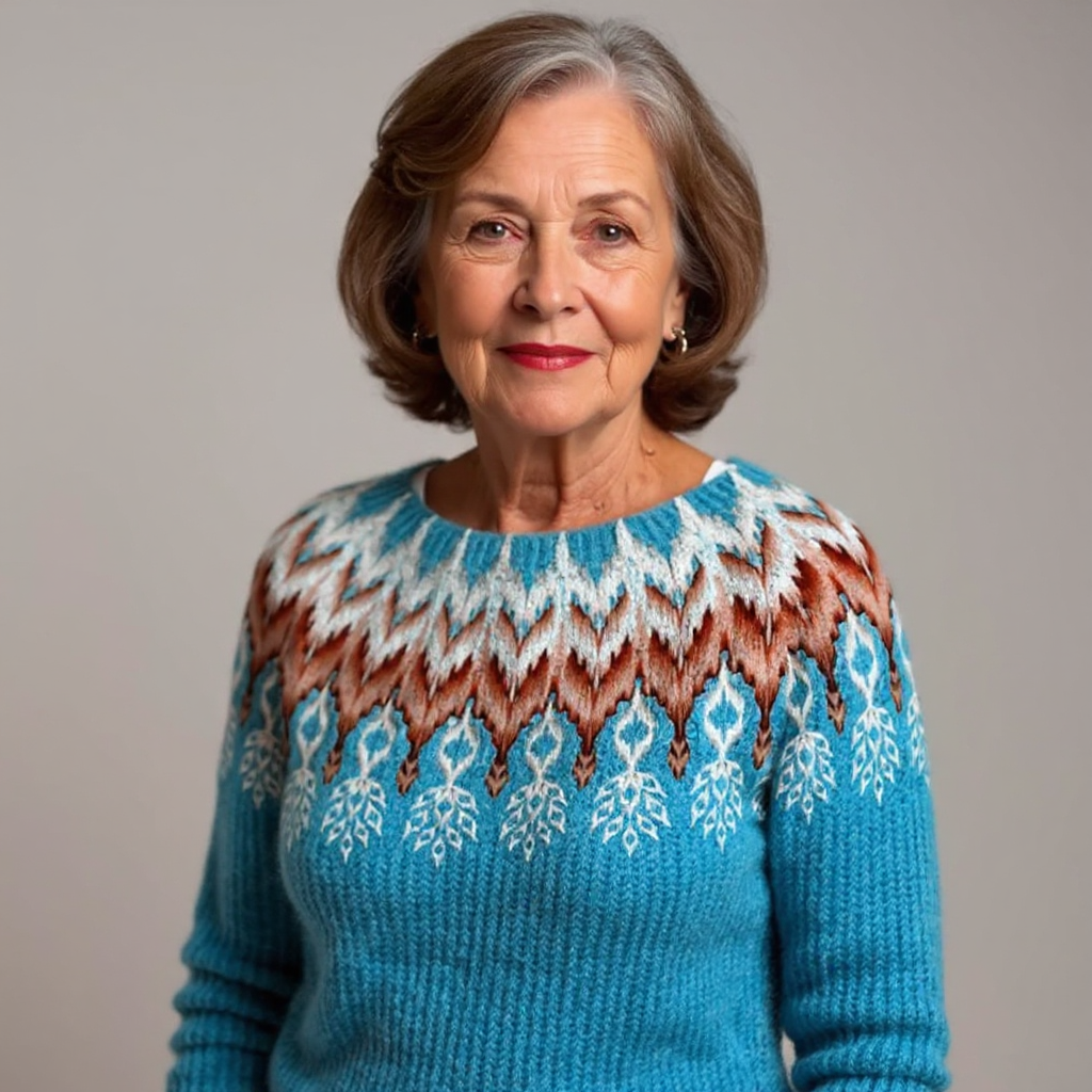 Elaine vintage Icelandic jumper, fourth view | Ellie Dublin