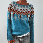 Elaine vintage Icelandic knit jumper for women | Ellie Dublin